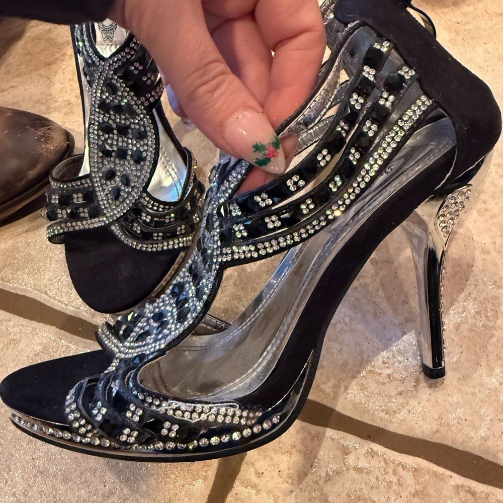Italina Rhinestone heels - Picture 4 of 10